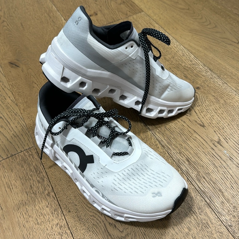 On Cloudmonster Running Sneakers White